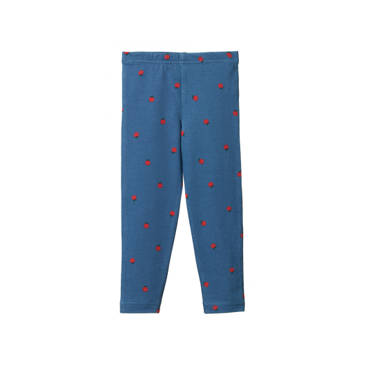 Nature Baby Leggings Raspberry Blue Print