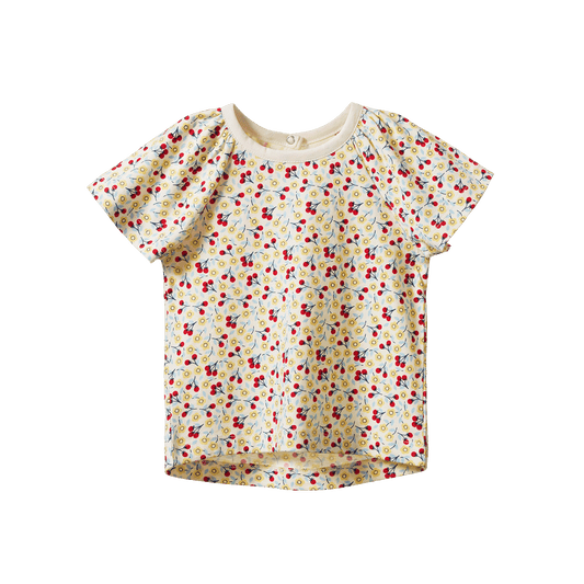 Nature Baby Faye Tee Kitchen Garden Print