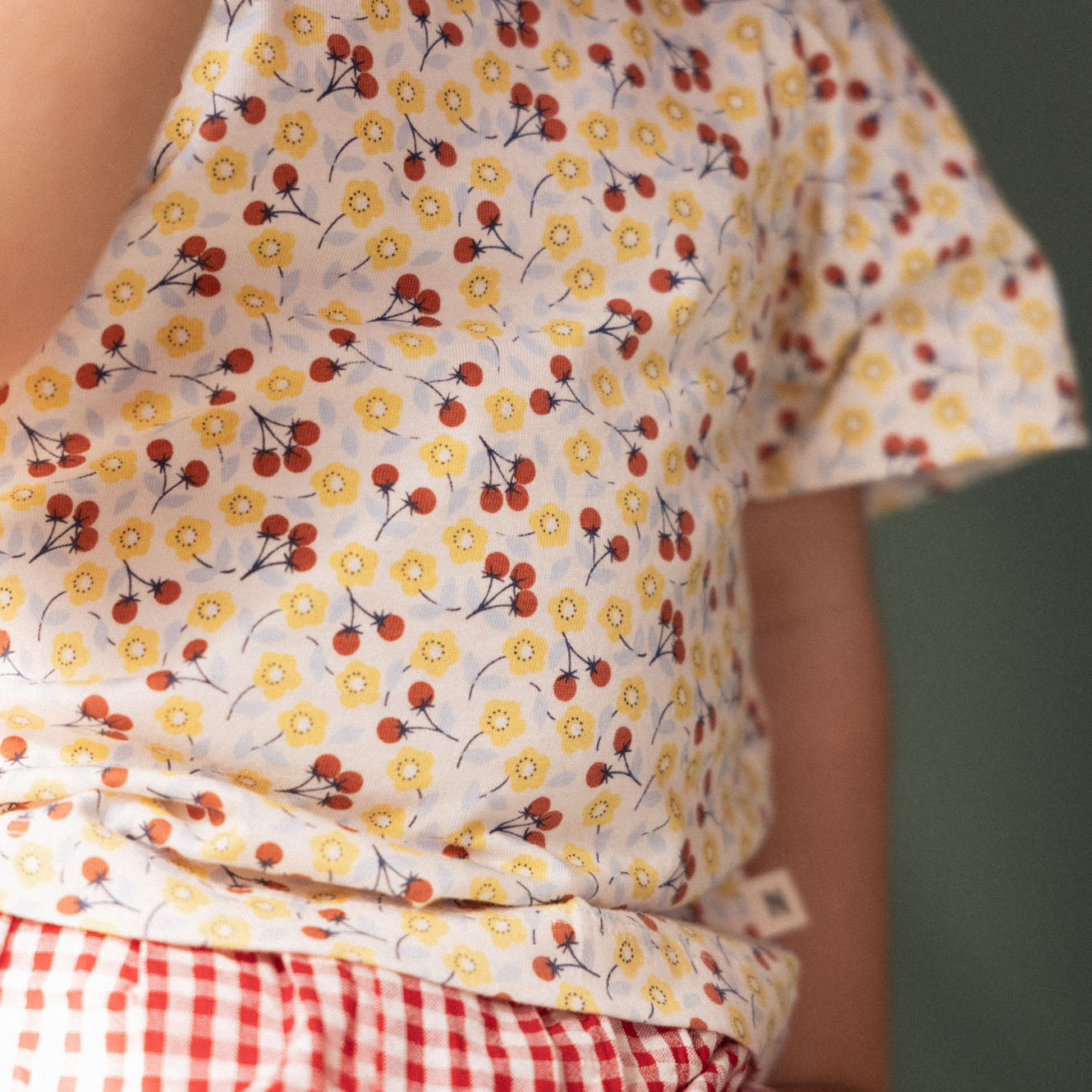 Nature Baby Faye Tee Kitchen Garden Print