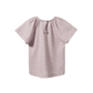 Nature Baby Faye Tee Lilac Natural Pinstripe