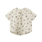 Nature Baby Short Sleeve Caravan Shirt Atlantic Natural Print