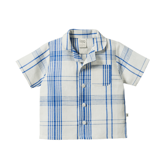 Nature Baby Guthrie Shirt Linen Clyde Check