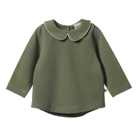 Nature Baby Agnes Top Nettle