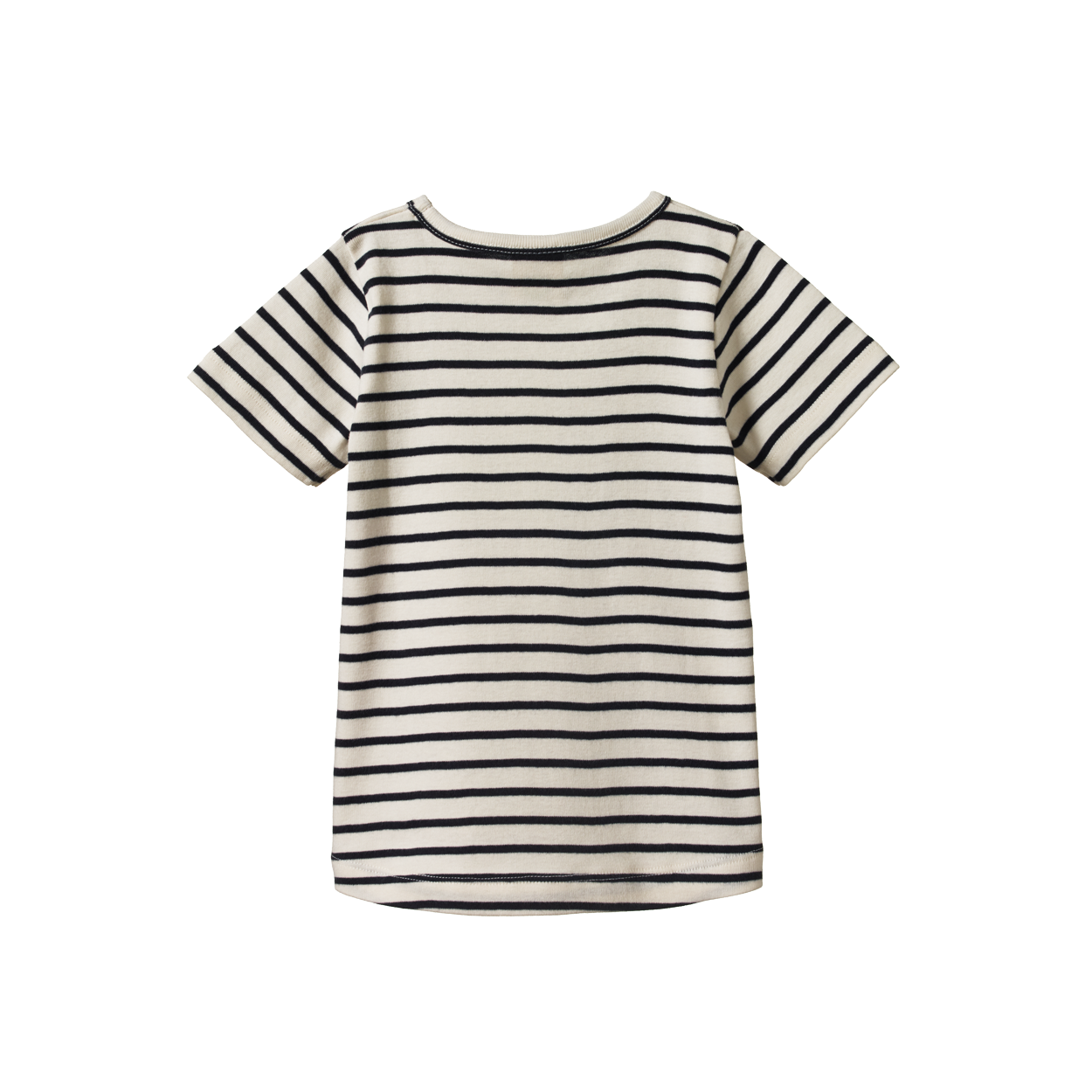 Nature Baby Short Sleeve River Tee Navy Sailor Stripe