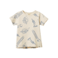 Nature Baby Short Sleeve River Tee Jazz Natural Print