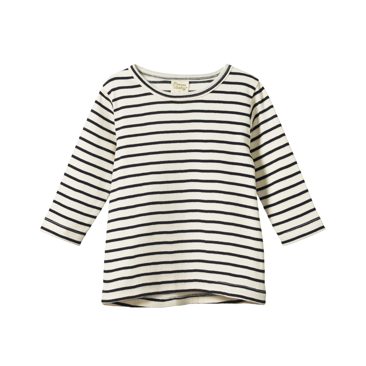 Nature Baby Long Sleeve River Tee Navy Sailor Stripe