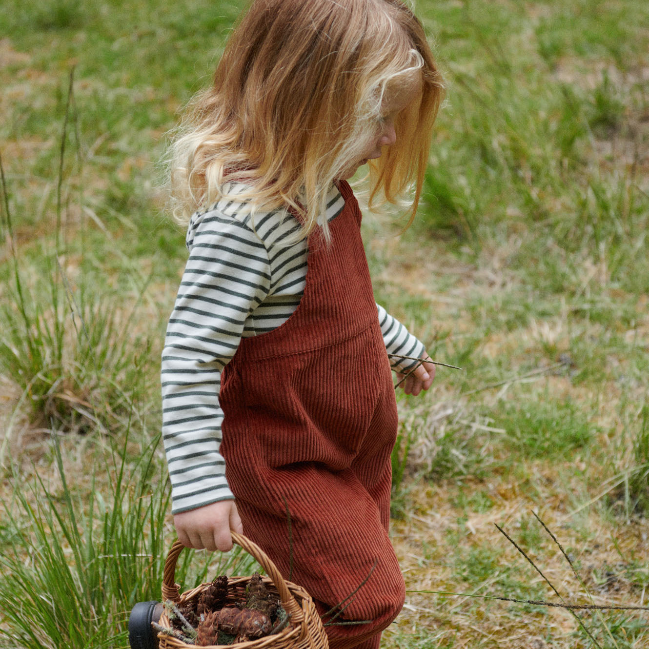 Nature Baby Long Sleeve River Tee Thyme Sailor Stripe