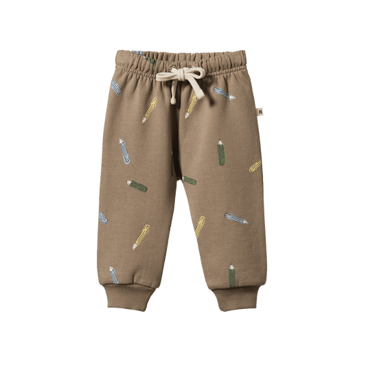 Nature Baby Sunday Track Pants Pencil Print