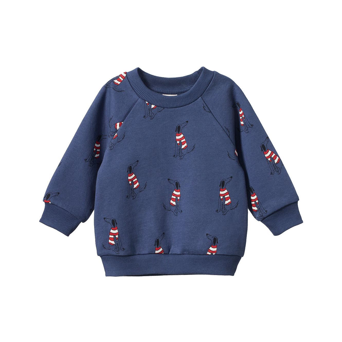 Nature Baby Emerson Sweater Best Friend Indigo Print