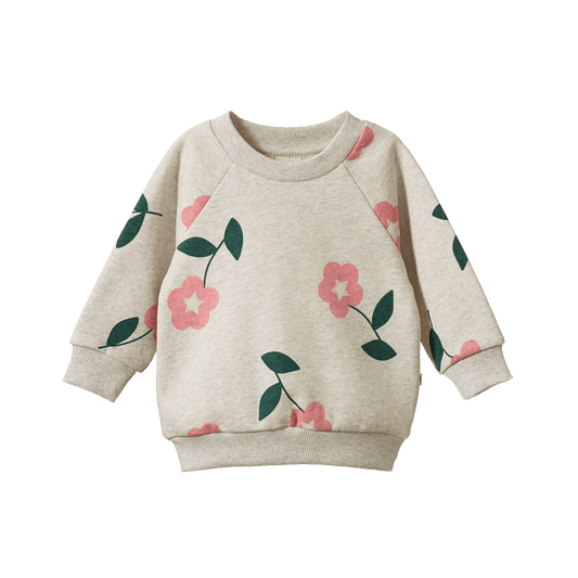 Nature Baby Emerson Sweater Primrose Print