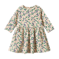 Nature Baby Long Sleeve Twirl Dress Grande Briarwood Print