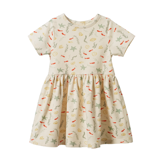 Nature Baby Saturday Dress Snorkel Print