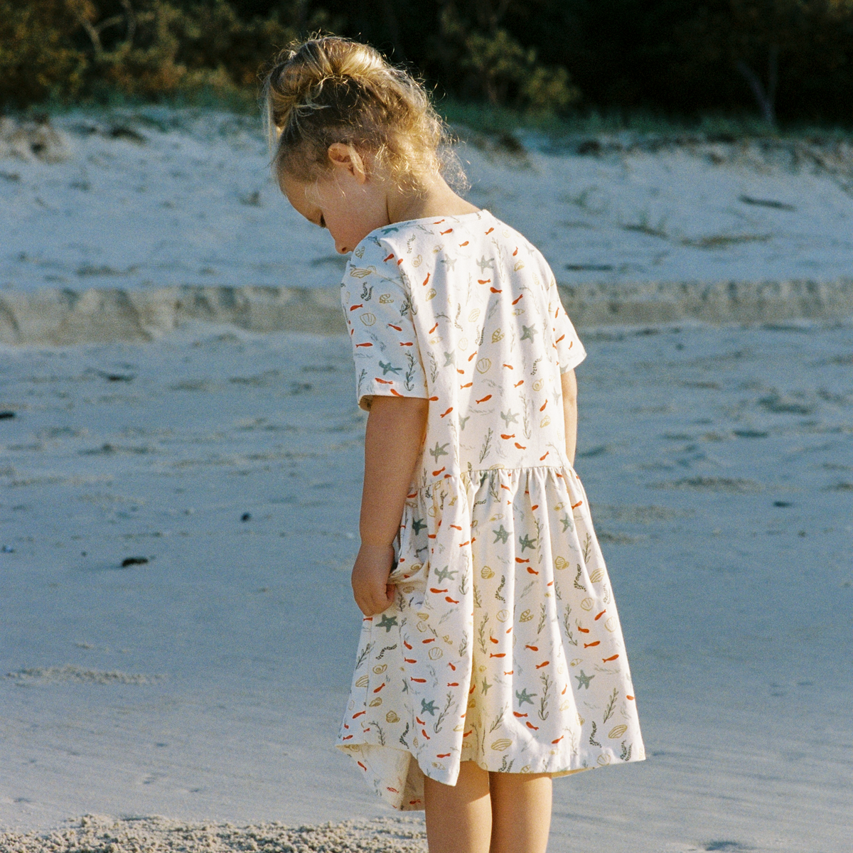 Nature Baby Saturday Dress Snorkel Print