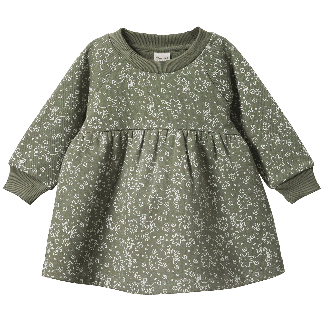 Nature Baby Ines Dress Bloomsbury Nettle Print