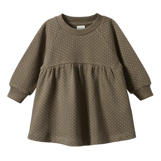 Nature Baby Ines Dress Seed Mini Dot Print