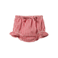Nature Baby Petal Set Red Gingham Check