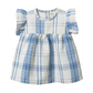 Nature Baby Bonnie Dress Linen Clyde Check