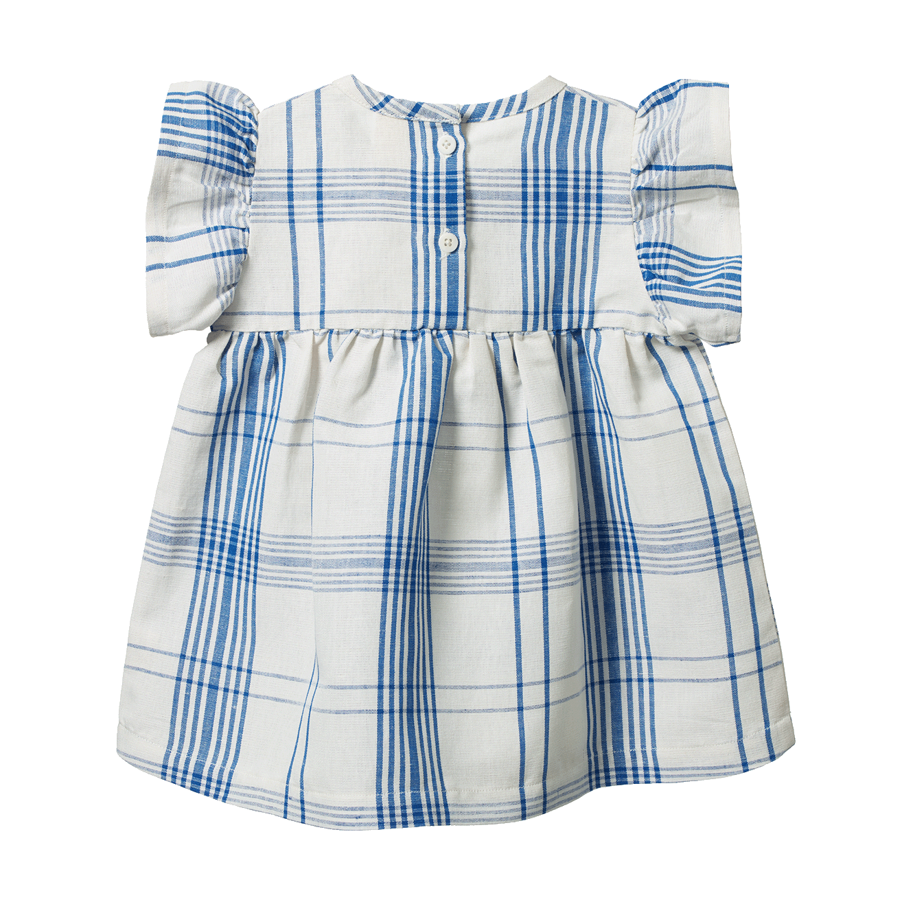 Nature Baby Bonnie Dress Linen Clyde Check