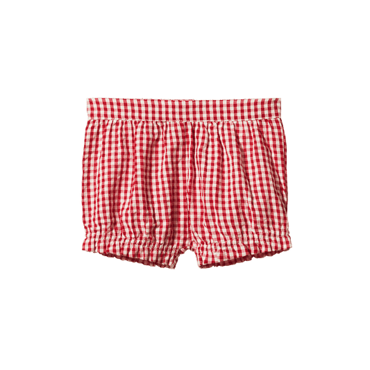 Nature Baby Betty Shorts Red Check