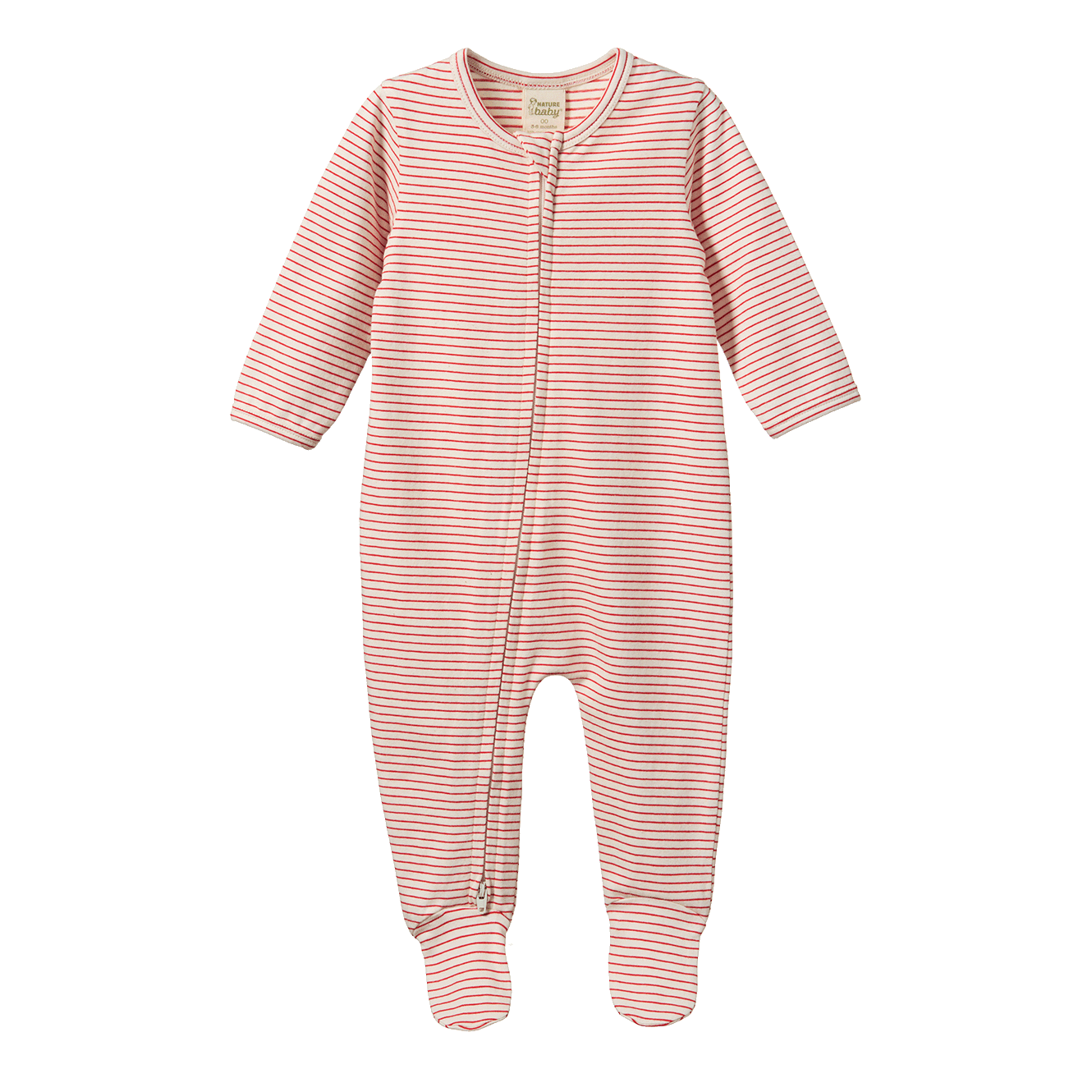 Nature Baby Dreamlands Suit Red Pinstripe