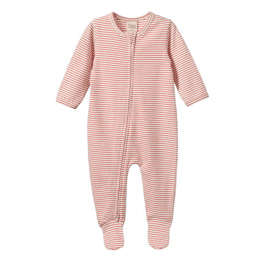 Nature Baby Dreamlands Suit Red Pinstripe