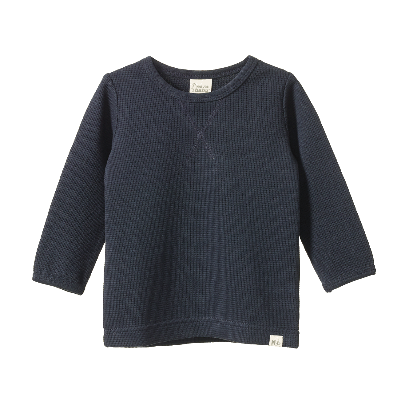 Nature Baby Waffle Tee Navy
