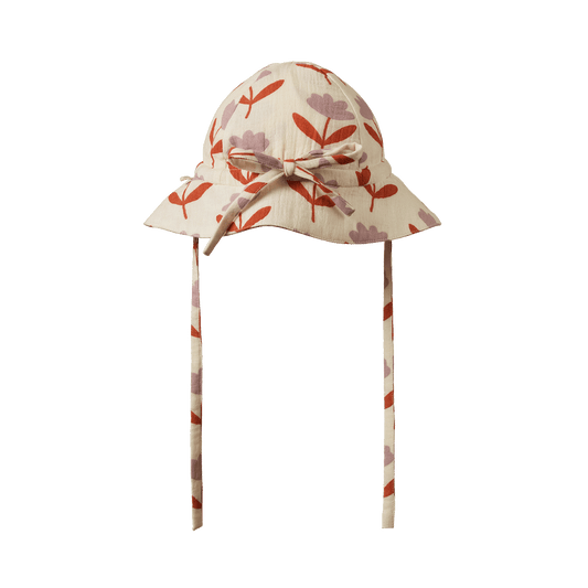 Nature Baby Muslin Sunhat Fleurette Print