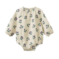 Nature Baby Meadow Bodysuit Muslin Winter Berry Natural Print
