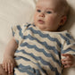 Nature Baby Juno Romper Terry Waves Print
