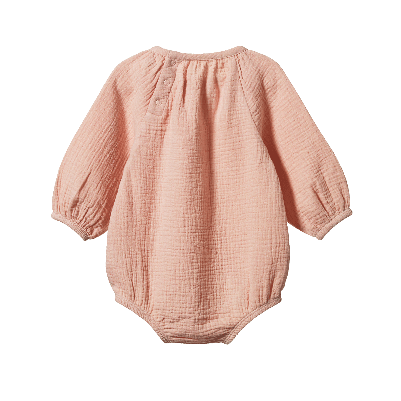 Nature Baby Meadow Bodysuit Muslin Rose Dust
