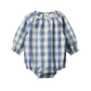 Nature Baby Meadow Bodysuit Gingham Bluebelle Check