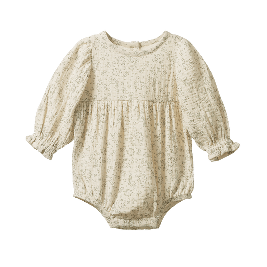 Nature Baby Willow Bodysuit Muslin Bloomsbury Print