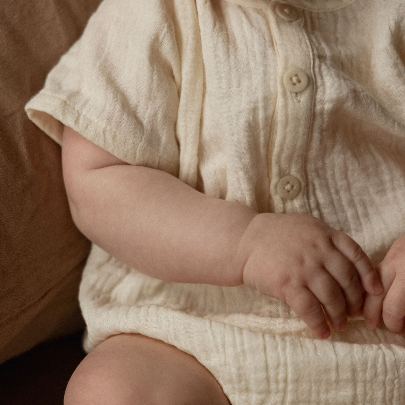 Nature Baby Monty Suit Muslin Natural