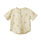 Nature Baby Short Sleeve Caravan Shirt Muslin Fish Fable Print