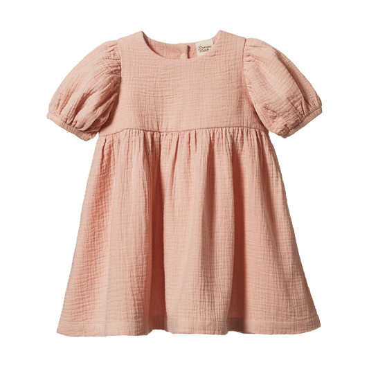 Nature Baby Albertine Dress Rose Dust