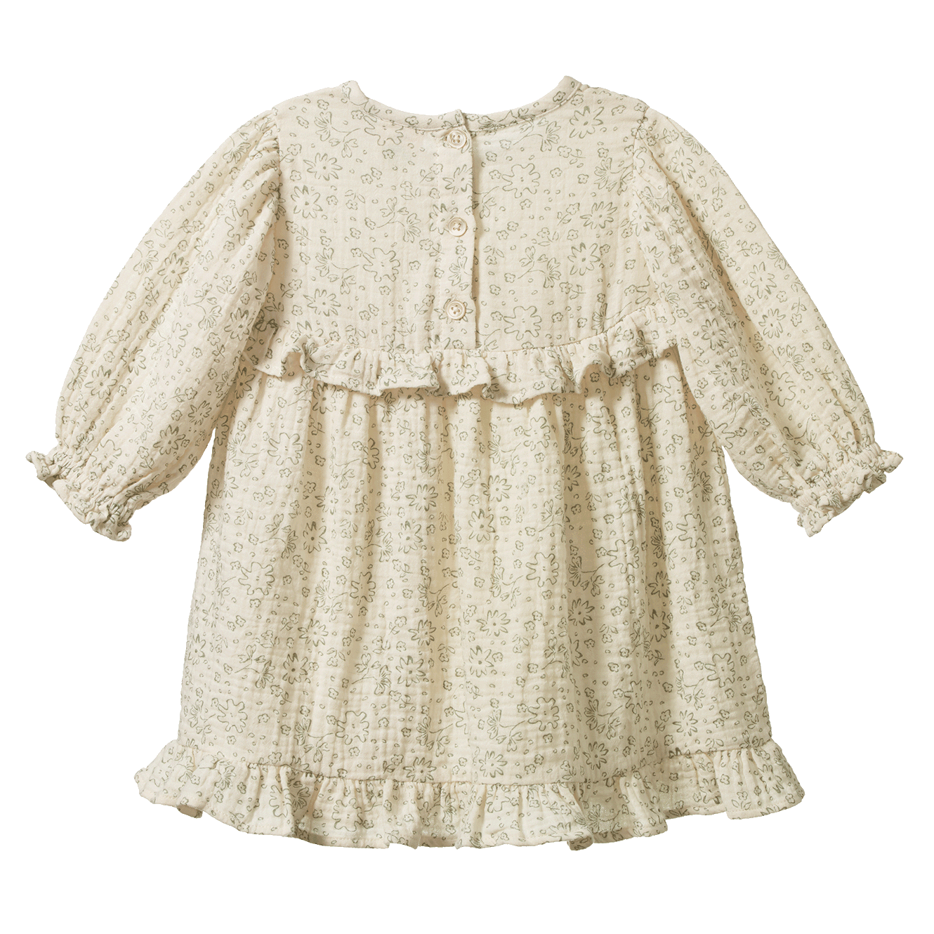 Nature Baby Nora Dress Muslin Bloomsbury Print