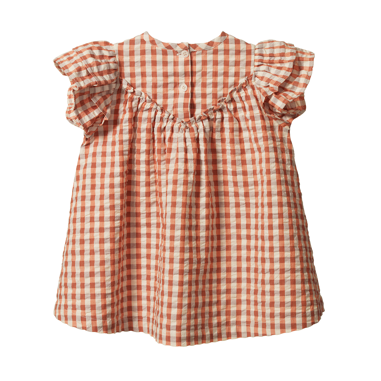 Nature Baby Una Dress Dandelion Gingham