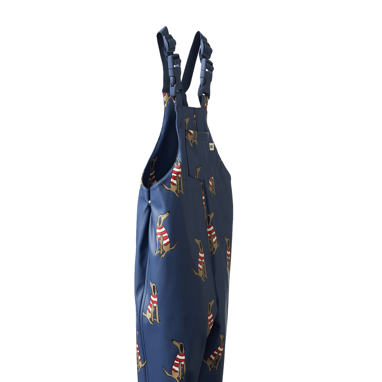 Nature Baby Splash Overalls Best Friend Indigo Print