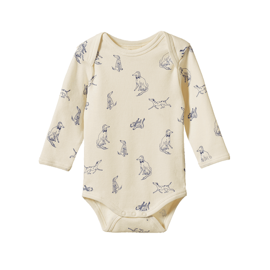 Nature Baby Long Sleeve Bodysuit Best Friend Print