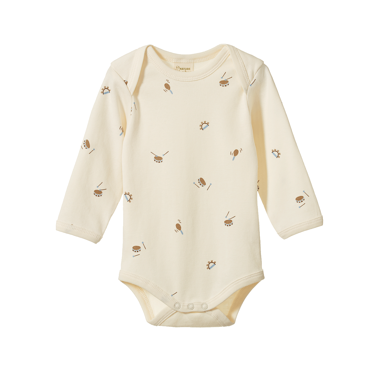 Nature Baby Long Sleeve Bodysuit Mini Music Print