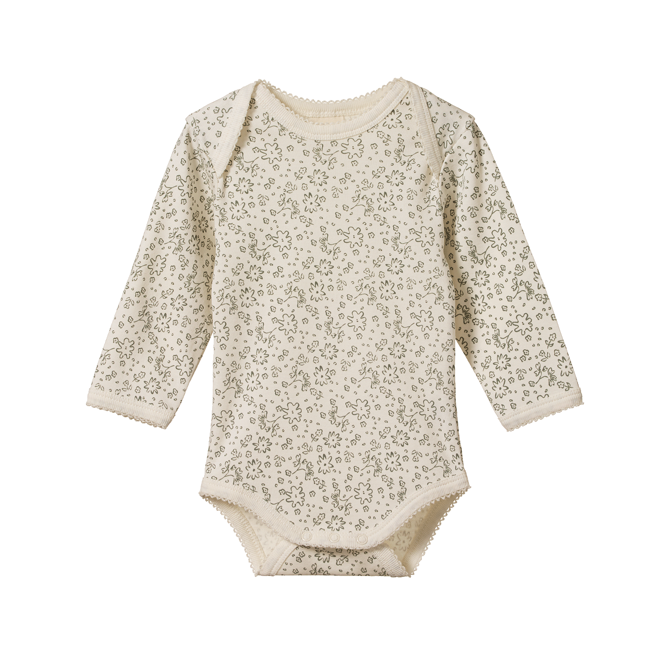 Nature Baby Long Sleeve Bodysuit Petite Bloomsbury Print