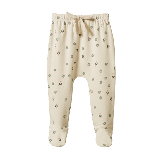 Nature Baby Footed Rompers Lucky Print