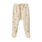 Nature Baby Footed Rompers Radish Print