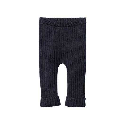 Nature Baby Lou Pants Cotton Knit Navy
