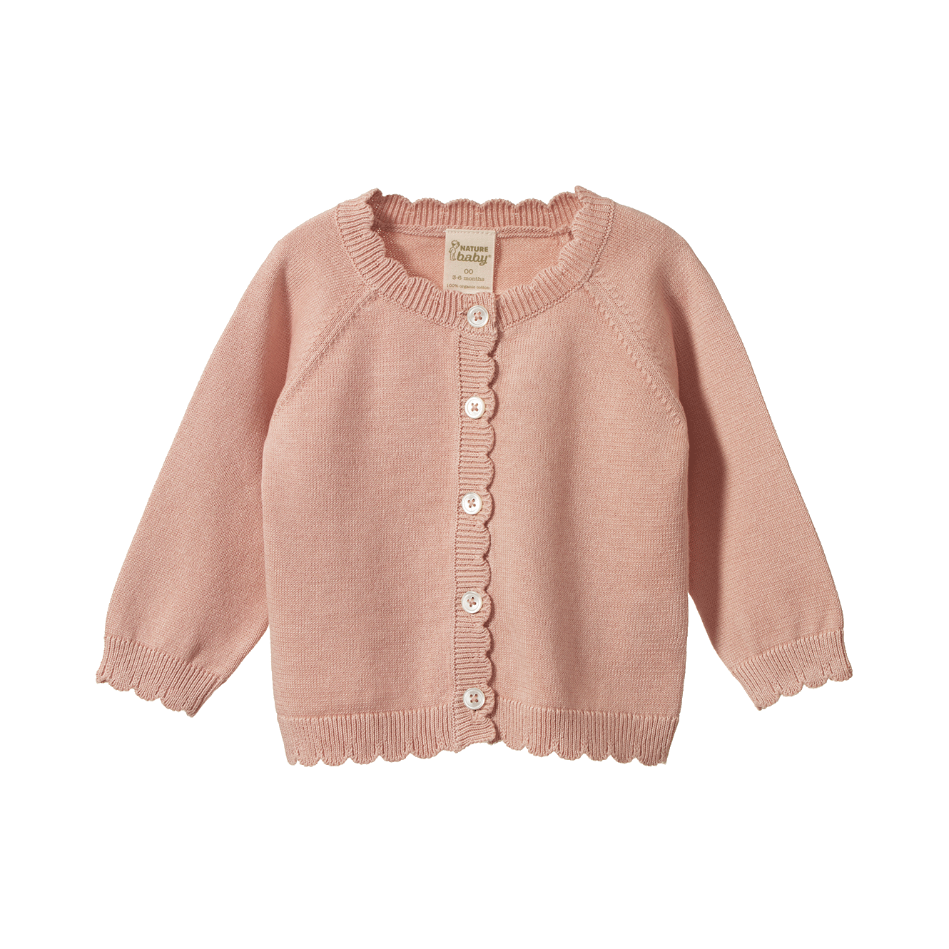 Nature Baby Liliette Cardigan Rose Dust