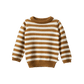 Nature Baby Merino Knit Pullover Toffee Bold Stripe
