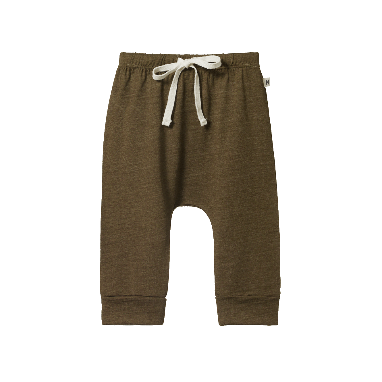 Nature Baby Merino Drawstring Pants Herb