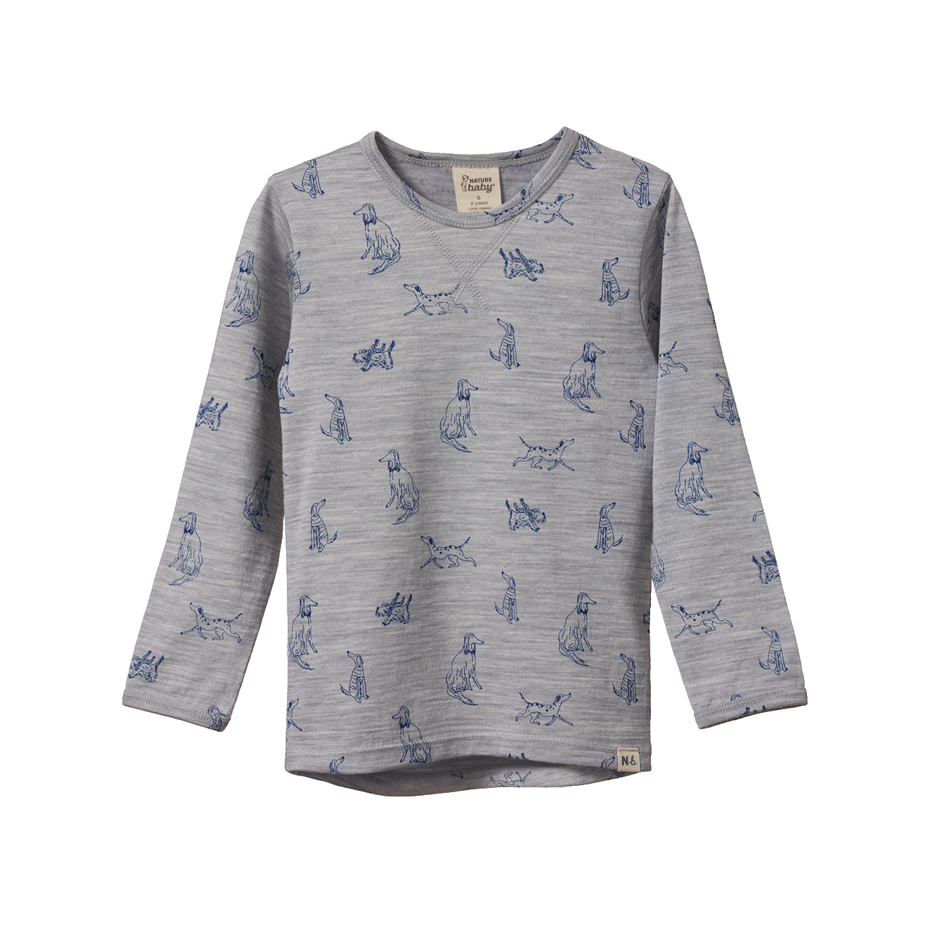 Nature Baby Merino Essential Long Sleeve Tee Best Friend Print