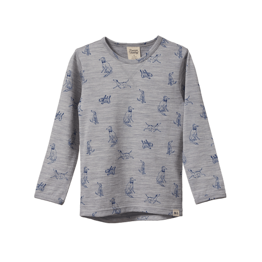 Nature Baby Merino Essential Long Sleeve Tee Best Friend Print