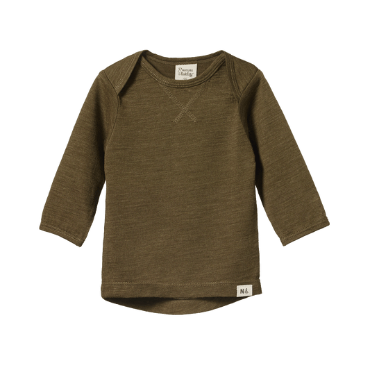 Nature Baby Merino Essential Tee Herb